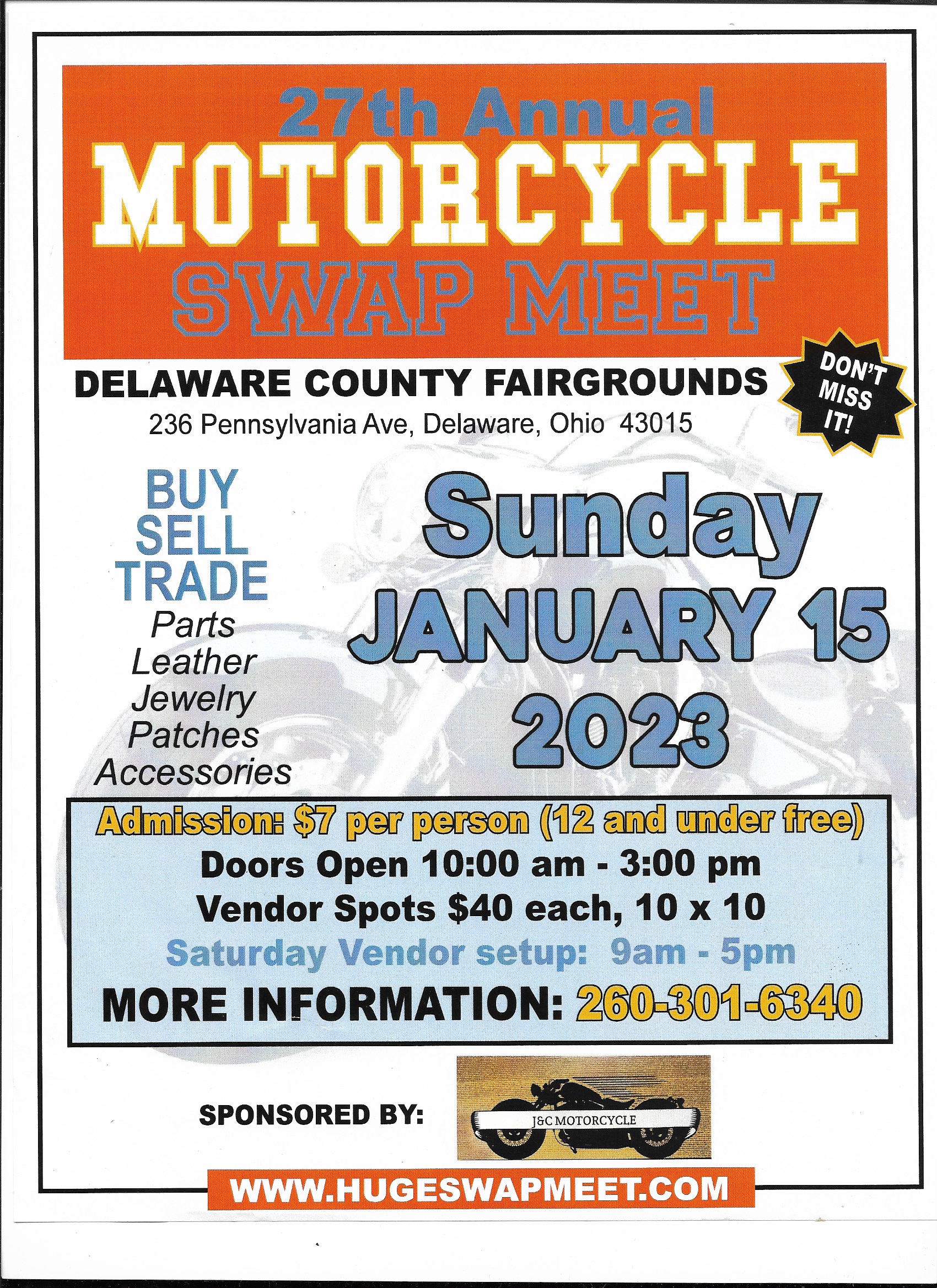 Delaware, Ohio Motorcycle Swap Meet Motorcycle Roads
